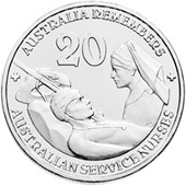 Монета «Помощь австалийских медсестер»