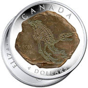 Монета «Дромеозавр»