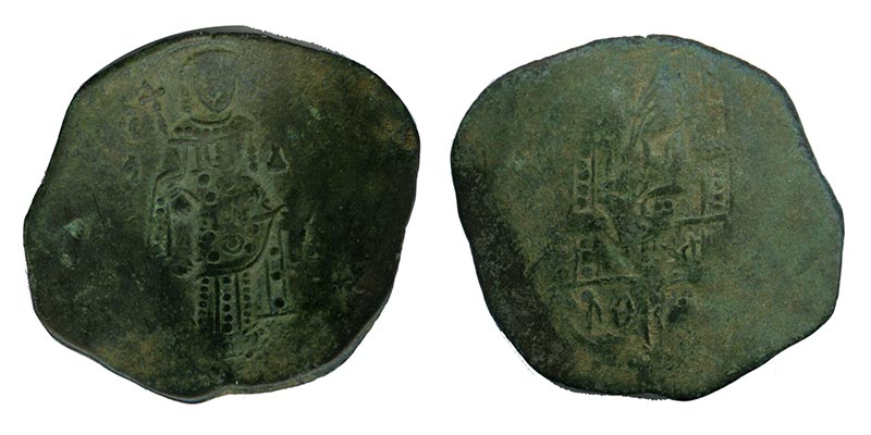 Византия 1185-1195 года. Исаак II Ангел. Аспрон (трахея)