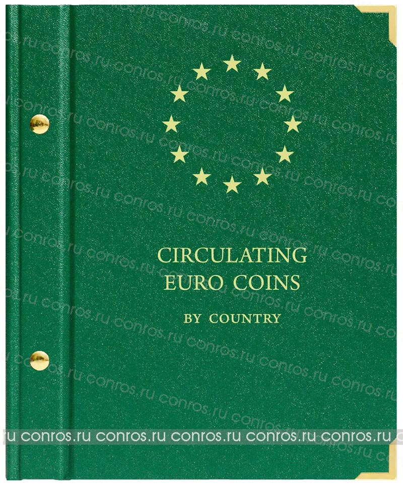 Альбом Регулярные монеты Евро, без листов. Альбо Нумисматико. #H23--110-21-06