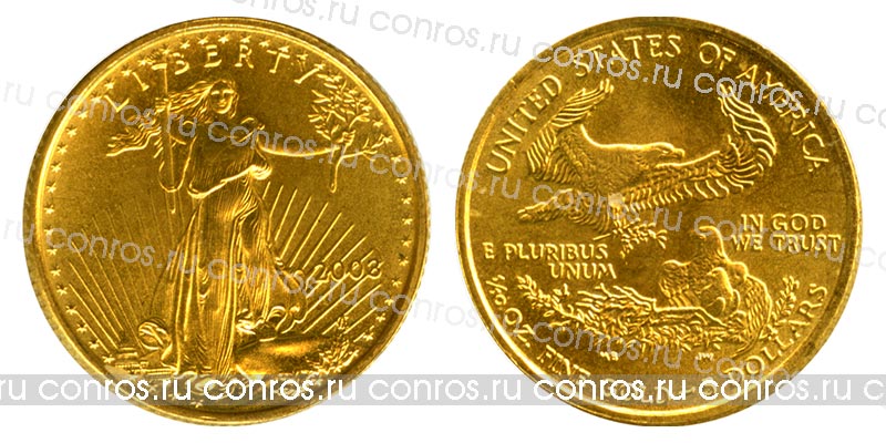 США 5 долларов, 2003 год. Американский орел