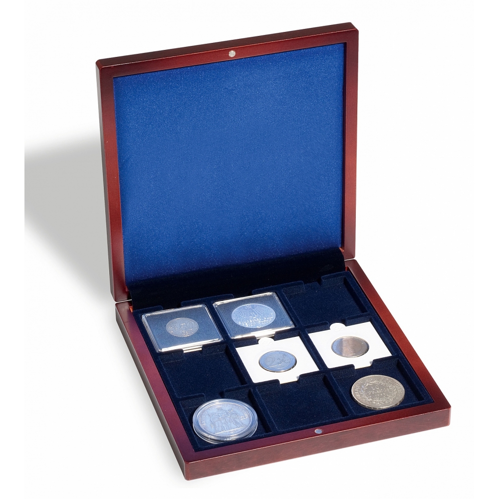 Коробка HM ETUI 23 на 9 монет в холдерах. Leuchtturm, #308093