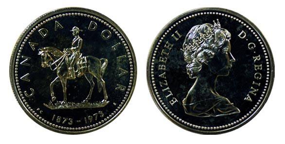 Канада 1 доллар, 1973 год. Конная полиция