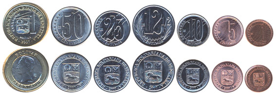 Набор монет. Венесуэла, 2007 год. (7шт.)