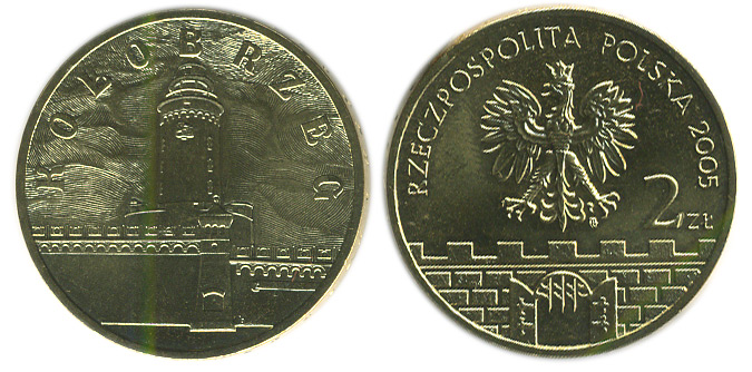 Польша 2 злотых, 2005 год. Коложбег