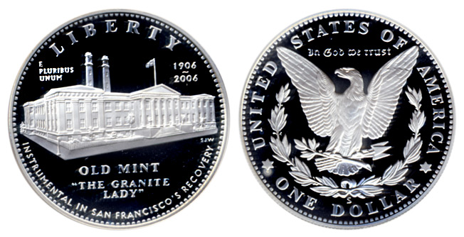 США 1 доллар, 2006 год. Сан-Франциско. Монетный двор