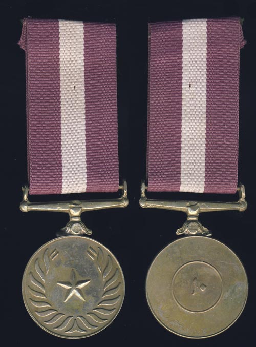 Пакистан. Медаль. 10 лет службы в вооруженных силах