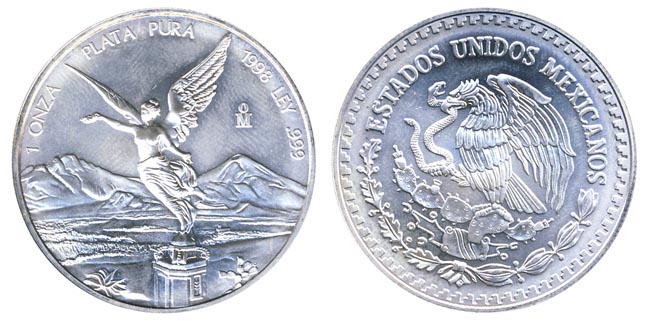Мексика 1 онза, 1998 год