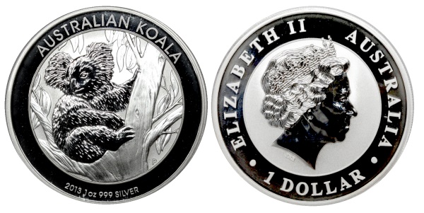 Австралия 1 доллар, 2013 год. Коала