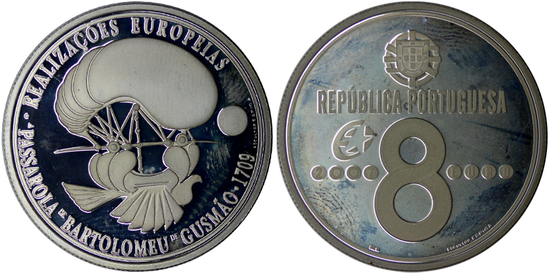 Португалия 8 евро, 2007 год. Бартоломео де Гусман