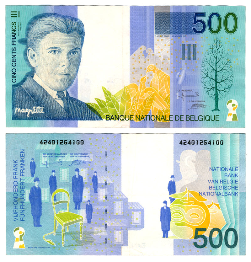 Бона. Бельгия 500 франков, 1998 год