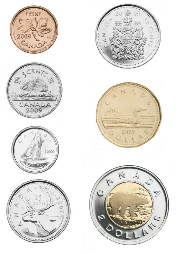 Набор монет. Канада, 2009 год.(7 шт.)