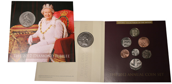 Набор монет. Великобритания, 2012 год. (8 шт.). Бриллиантовый юбилей