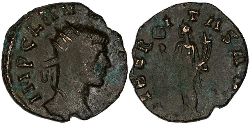 Римская империя. Антониниан, 3 век нашей эры. Галлиен 253-268 годы, Клавдий II Готский 268-210 годы